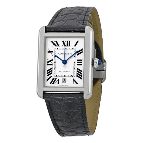 cartier mens tank watches|cartier tank solo men's.